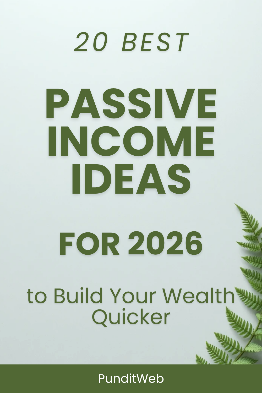 20 Best Passive Income Ideas for 2026 to Build Your Wealth Quicker ...